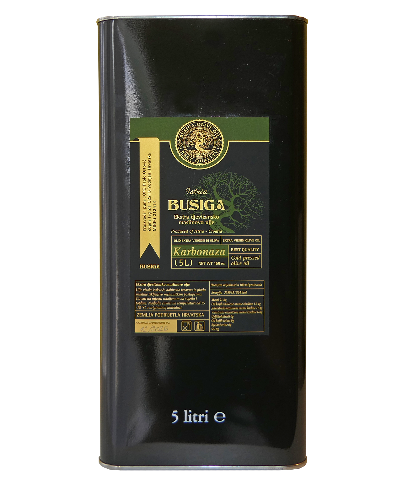 Karbonaza - Ekstra djevičansko maslinovo ulje